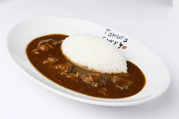 炭火焼肉たむらのお肉が入ったカレー（辛口）