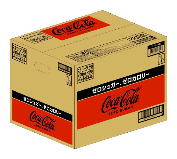 コカ・コーラゼロシュガー700ｍｌケース