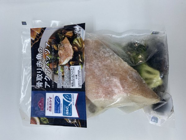 （-5℃）MSC/ASC認証骨取り赤魚のアクアパッツア