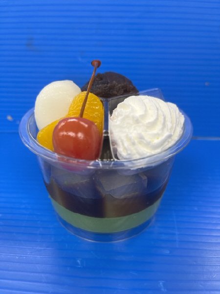 宇治抹茶のあんみつぱふぇ