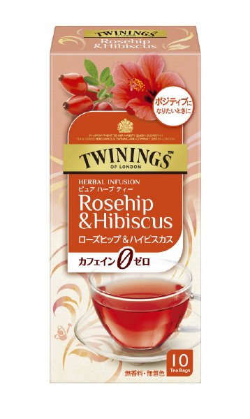 トワイニング　ハーブティー１０Ｐ　ローズヒップ＆ハイビスカス