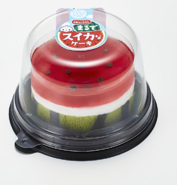 まるでスイカなケーキ
