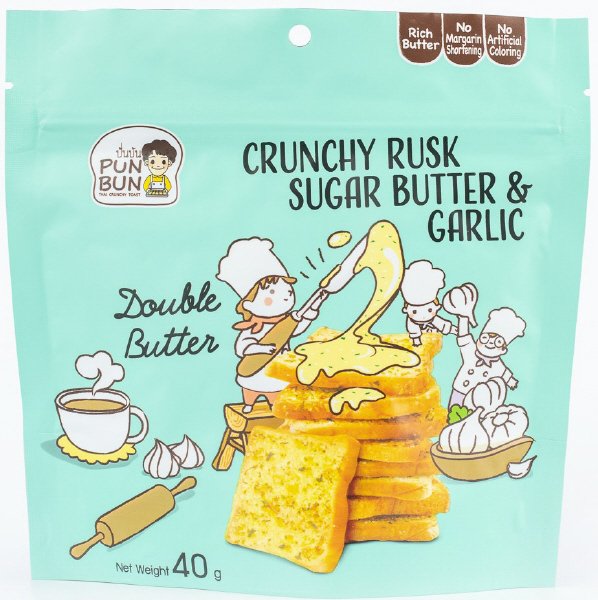 PUNBUN BAKERY クランチーラスク　シュガーバター＆ガーリック