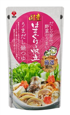 国産はまぐりと帆立うまだし鍋つゆ　６００ｇ