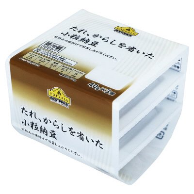 たれ、からしを省いた小粒納豆