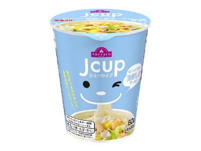 トップバリュ　Jcup　魚介のうまみ　海鮮しおラーメン