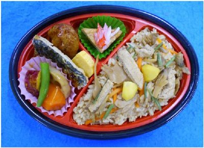 だし香る舞茸栗ごはん弁当