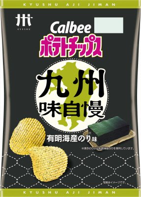 厚切りポテトチップス九州味自慢有明海産のり味