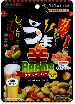 うま辛Beans　ダブルペッパー　ベーコン入り
