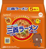 三養ラーメン LINE FRIENDSエディション　牛だしピリ辛醤油味