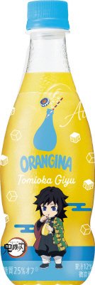 ＯＲＡＮＧＩＮＡ　Ａｉｒｙ　４２０ｍｌペット　鬼滅の刃デザインラベル