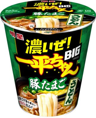 濃いぜ！一平ちゃんBIG　豚たまごうどん　ケース
