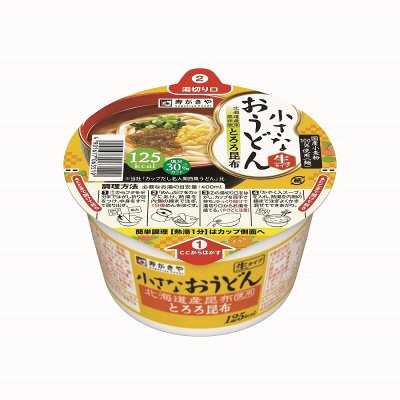 小さなおうどんとろろ昆布