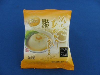 冷んやり生姜あんかけ玉子とうふ（えび・枝豆入り）
