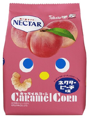 キャラメルコーン　ネクターピーチ味