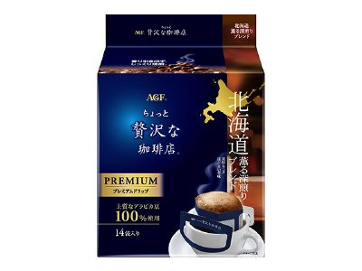 「ちょっと贅沢な珈琲店」レギュラー・コーヒープレミアムドリップ　北海道　薫る深煎りブレンド１４袋