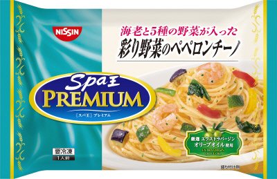 日清スパ王プレミアム　彩り野菜のペペロンチーノ