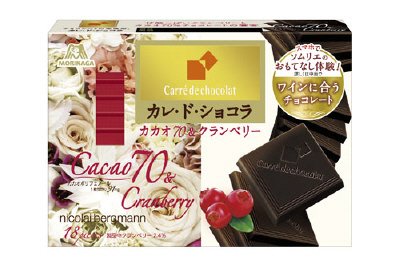 カレ・ド・ショコラ＜カカオ７０＆クランベリー＞