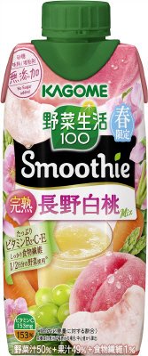 野菜生活１００Ｓｍｏｏｔｈｉｅ完熟長野白桃Ｍｉｘ