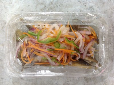 野菜と食べる国産豆鯵の南蛮漬け