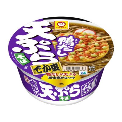 鴨だし天ぷらそば　でか盛