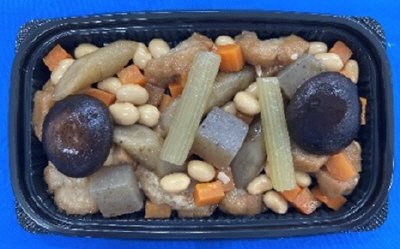 味染み仙台麩とお豆の炊き合わせ