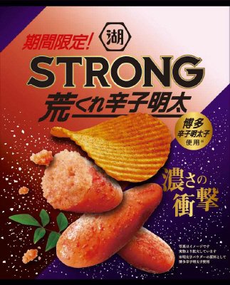 ＫＯＩＫＥＹＡＳＴＲＯＮＧポテトチップス荒くれ辛子明太