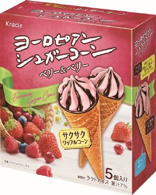 ヨーロピアンシュガーコーン　ベリー＆ベリー