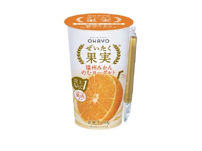 ぜいたく果実温州みかんのむヨーグルト