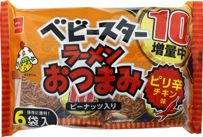 ベビースターラーメンおつまみ６袋入