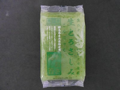 生とろさしみこんにゃくあおさ海苔