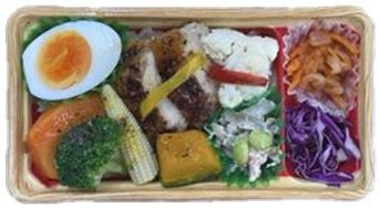 野菜とはちみつチキンのお弁当