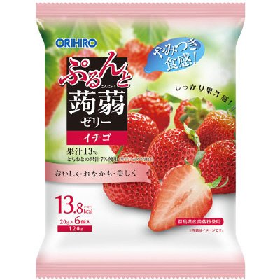 ぷるんと蒟蒻ゼリーパウチ　イチゴ