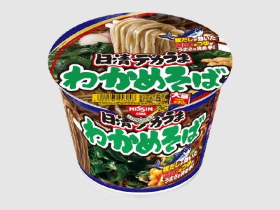 日清デカうま　わかめそば