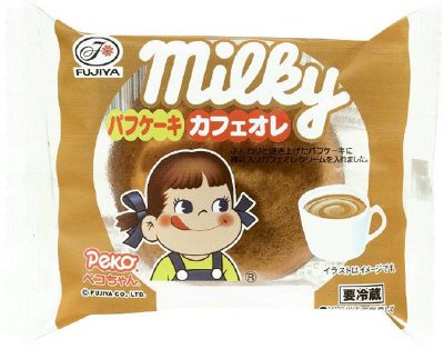 ミルキーパフケーキ（カフェオレ）