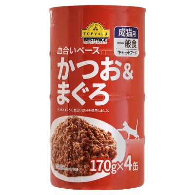 キャットフード　かつお＆まぐろ（血合いベース）