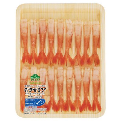 TVＭＳＣｶﾅﾀﾞ産尾付き甘えび18尾（解凍・生食用）
