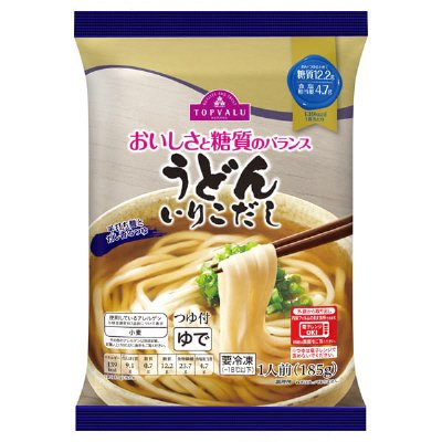 おいしさと糖質のバランス　うどん（いりこだし）