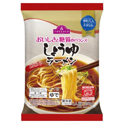 おいしさと糖質のバランス　しょうゆラーメン