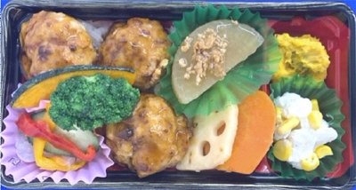 冬野菜と豆腐ハンバーグのお弁当