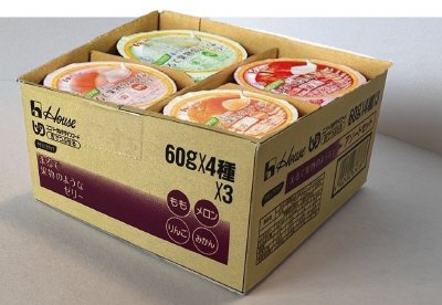 やさしくラクケアまるで果物のようなゼリーアソートセット