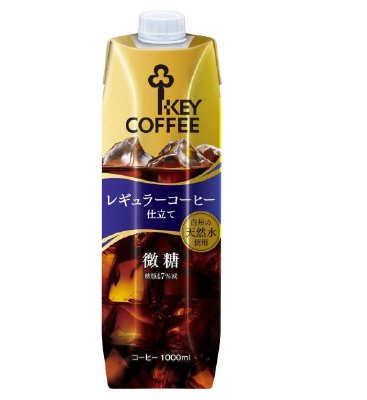 KEY　リキッドコーヒー　天然水　微糖　テトラプリズマ　N