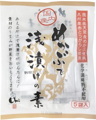 めかぶで浅漬けの素