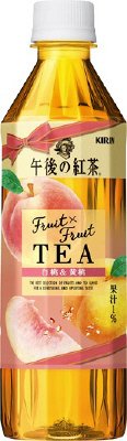 午後の紅茶　Fruit×Fruit　TEA　白桃＆黄桃