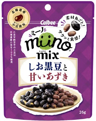 ｍｉｉｎｏＭＩＸしお黒豆と甘いあずき
