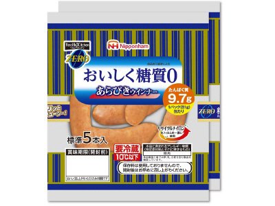 ヘルシーキッチン　おいしく糖質０　あらびきウインナー