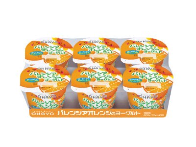 バレンシアオレンジのヨーグルト
