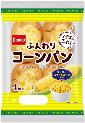 ふんわりコーンパン４個入