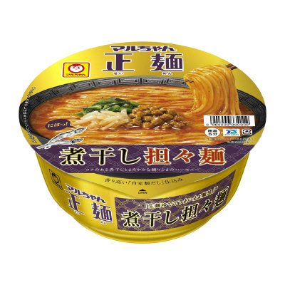 マルちゃん正麺　カップ　煮干し担々麺