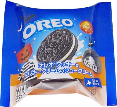 オレオRクッキー＆ミルキークリームのシュークリーム